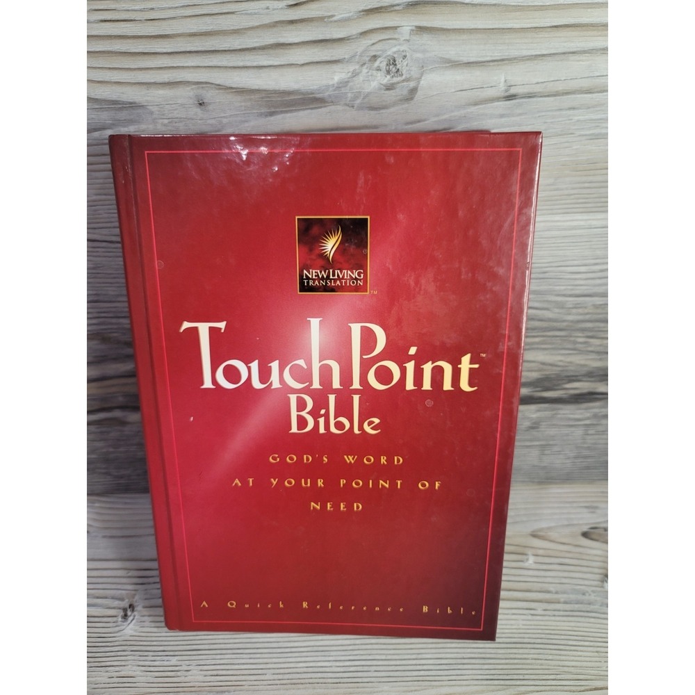 Touch Point Bible NLT New Living Translation 1996 Guideposts Hardcover Red
